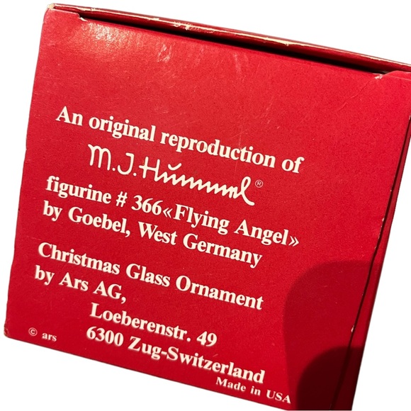 Vintage Collectible Flying Angel 8th Annual Edition 1990 Christmas Ornament - Picture 4 of 4